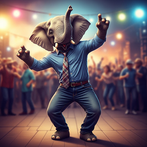Elephant hero section
